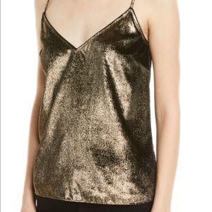 Frame Gold Velvet V-Neck Cami M/M